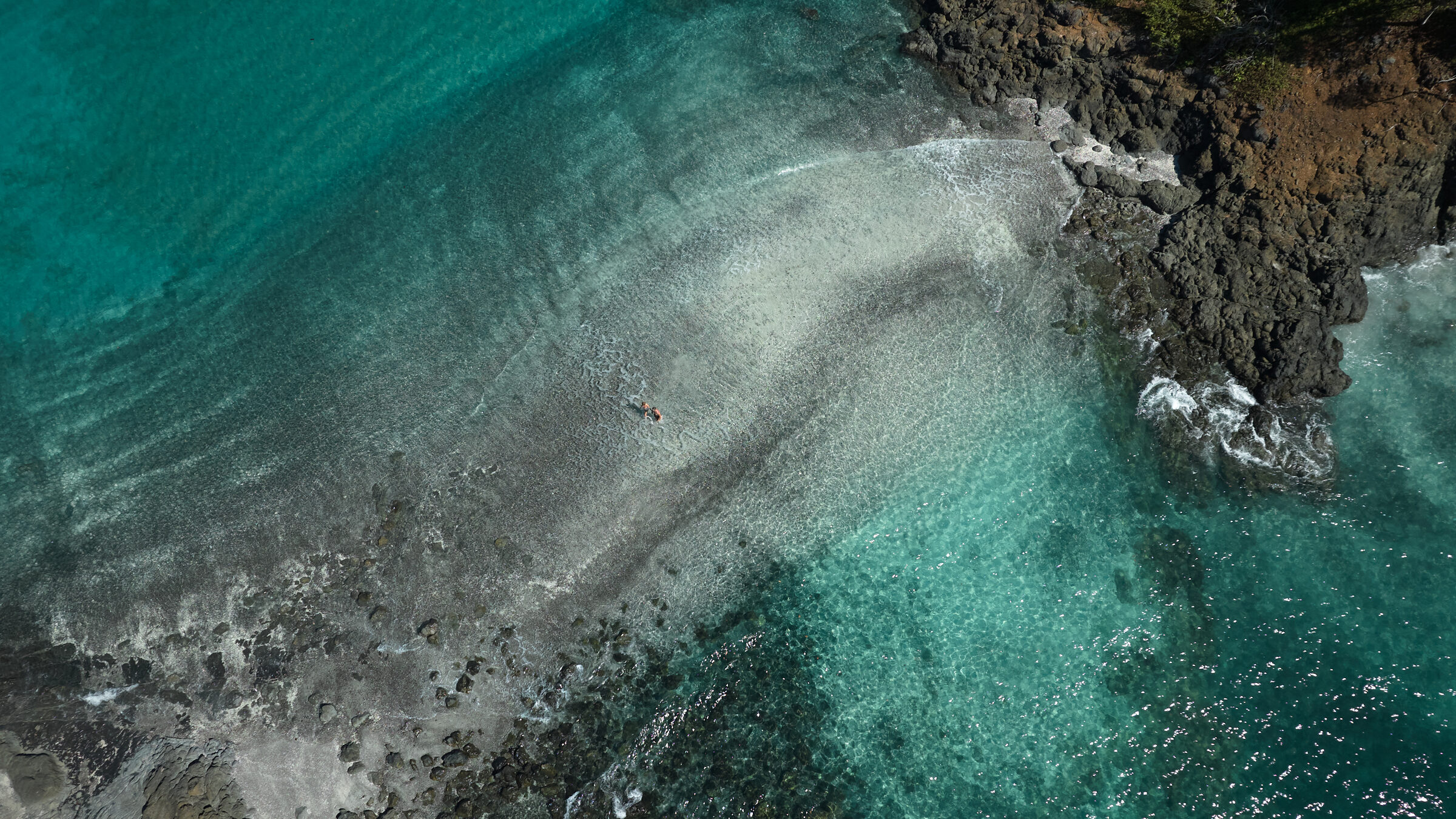 Aerial view of Islas Secas Panama